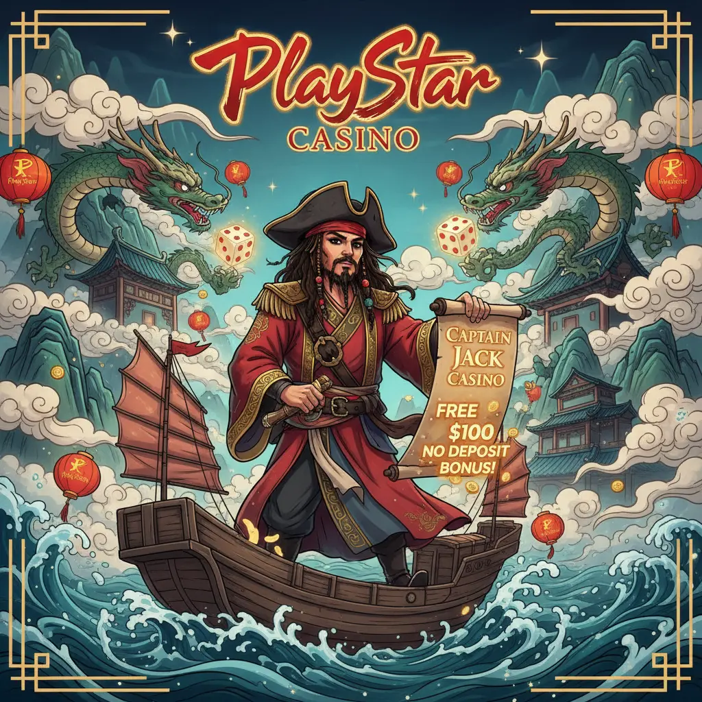 captain jack casino $100 no deposit bonus - PlayStar